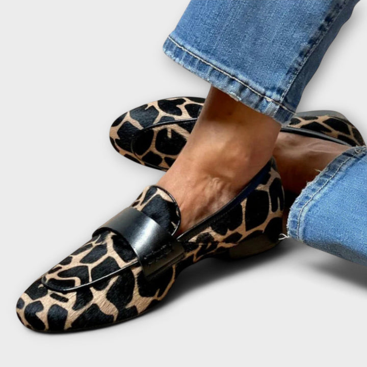 Mirella | Leopardenmuster Komfort Loafer