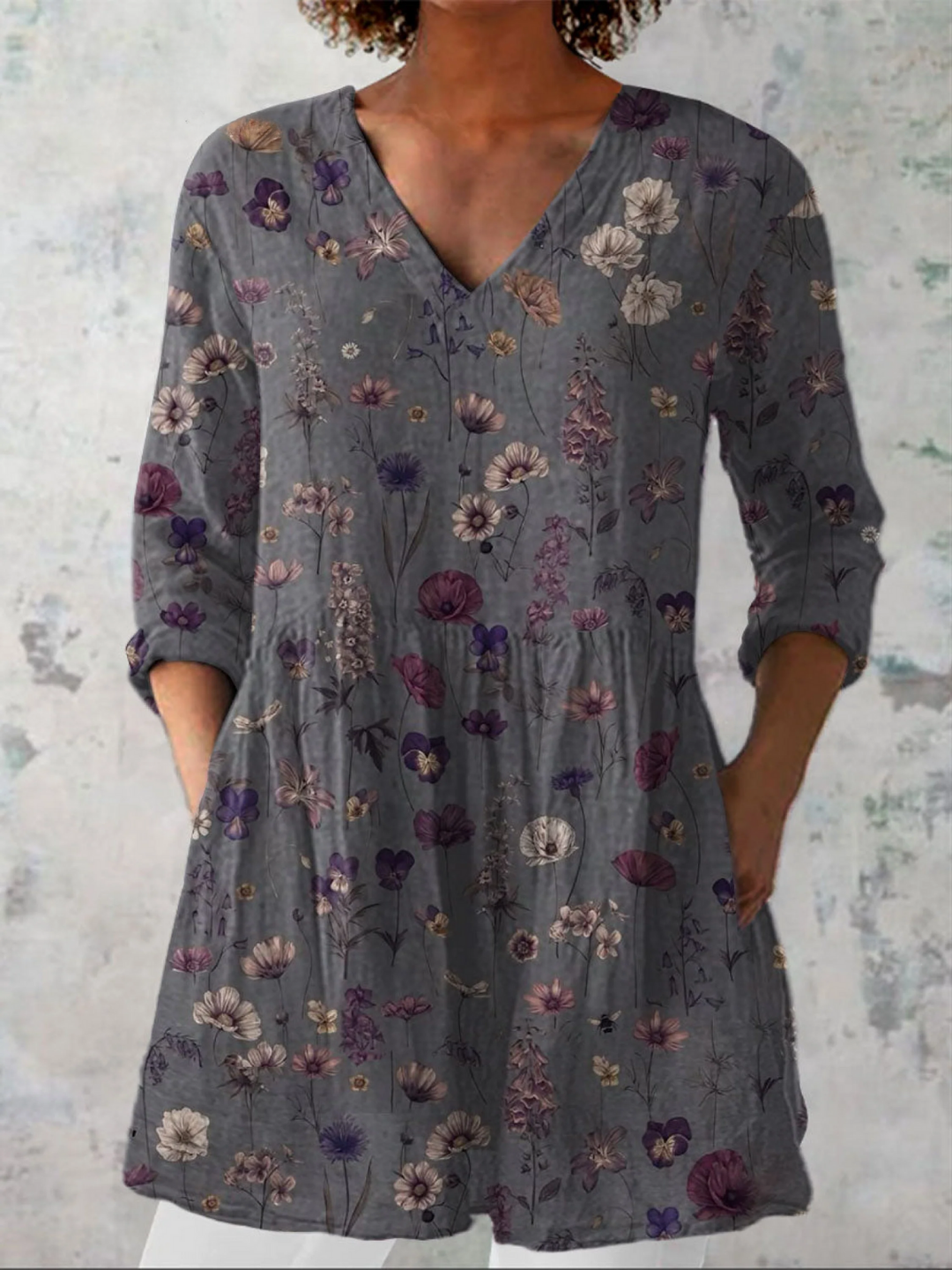 Kassidy | Lange V-hals blouse