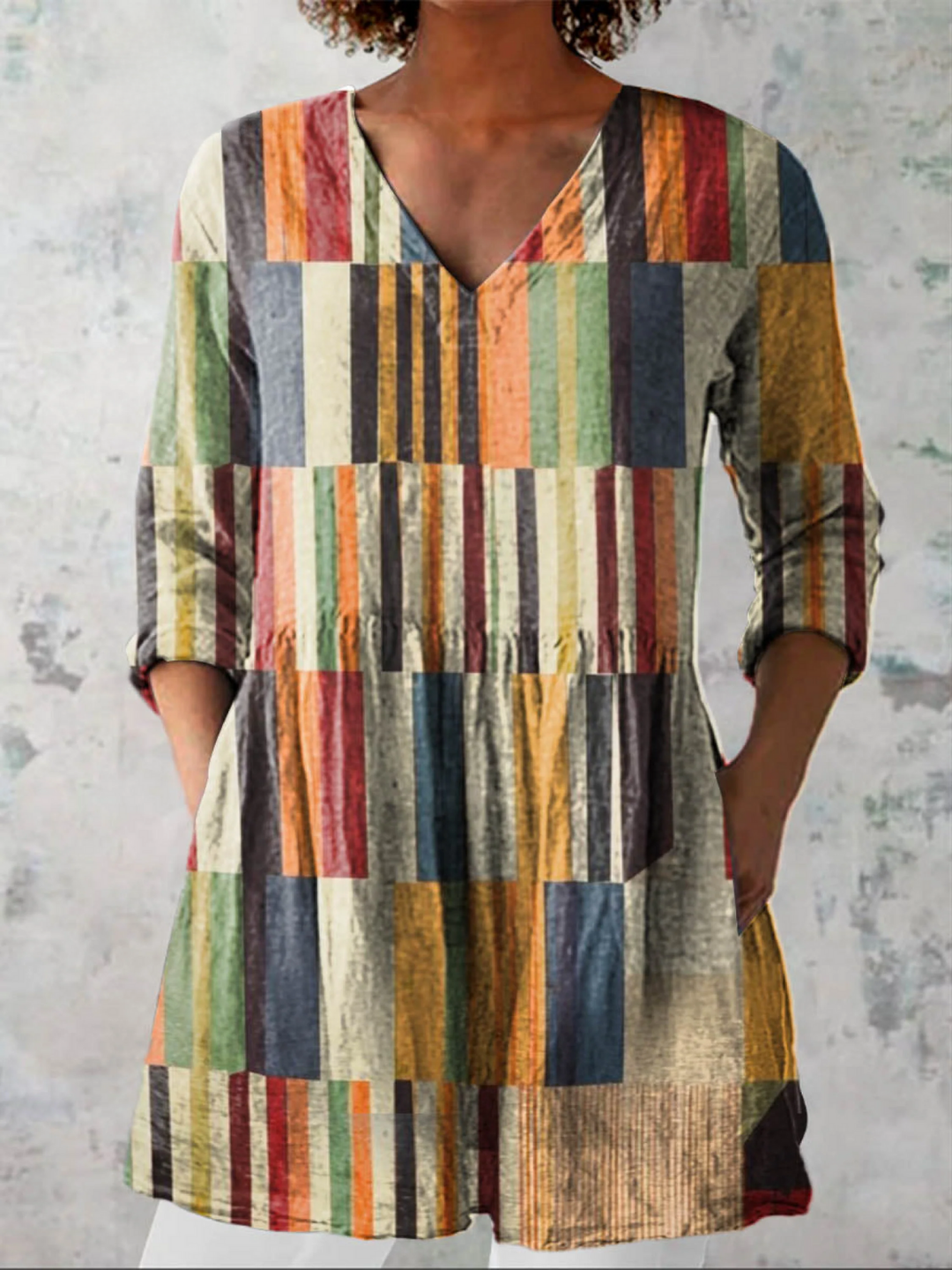 Farrah | Lange V-hals blouse