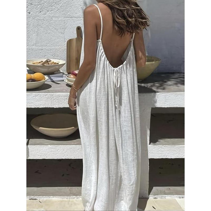 Ärmelloses Cami-Lounge-Maxikleid für Damen,