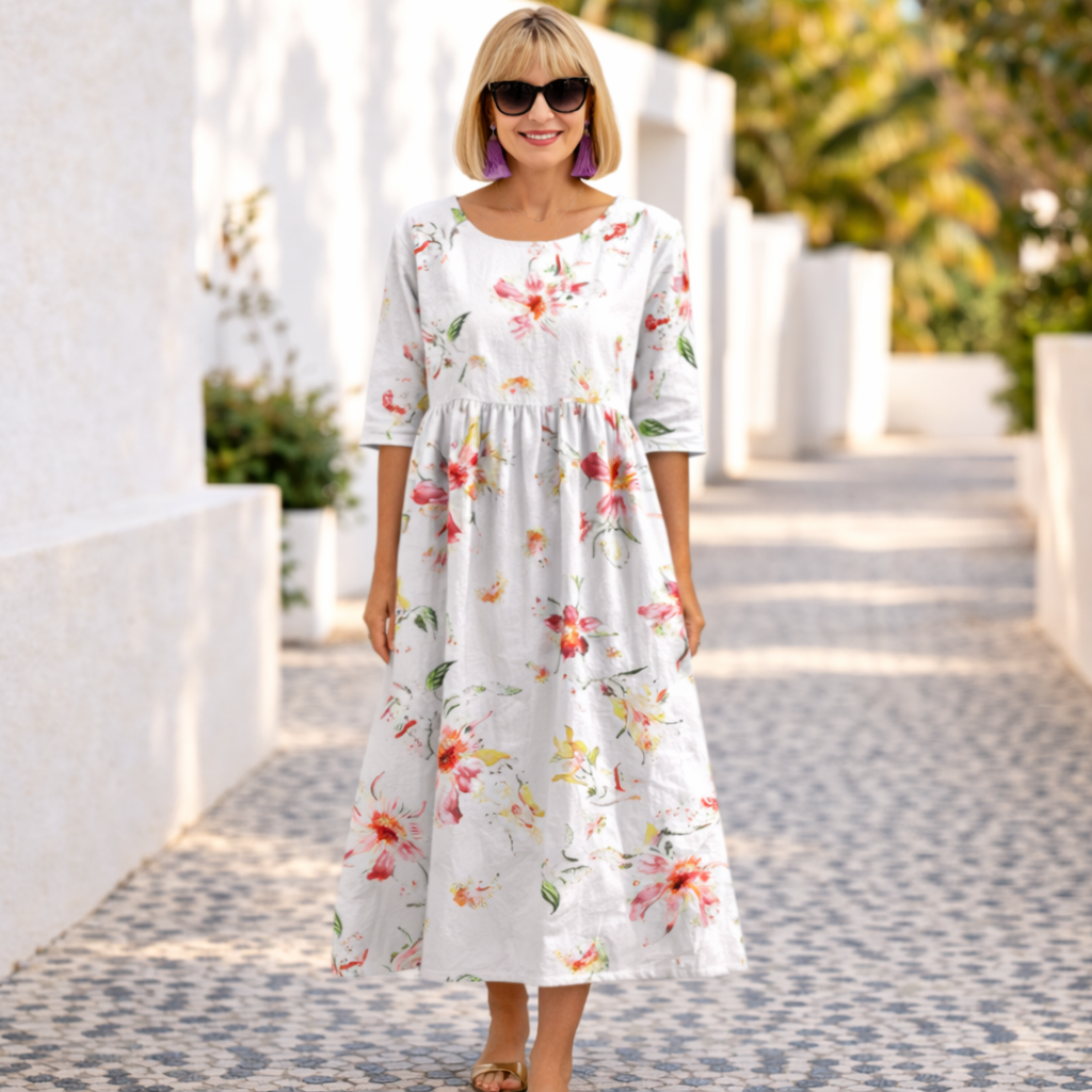 Mary | Sommer Blumen Kleid
