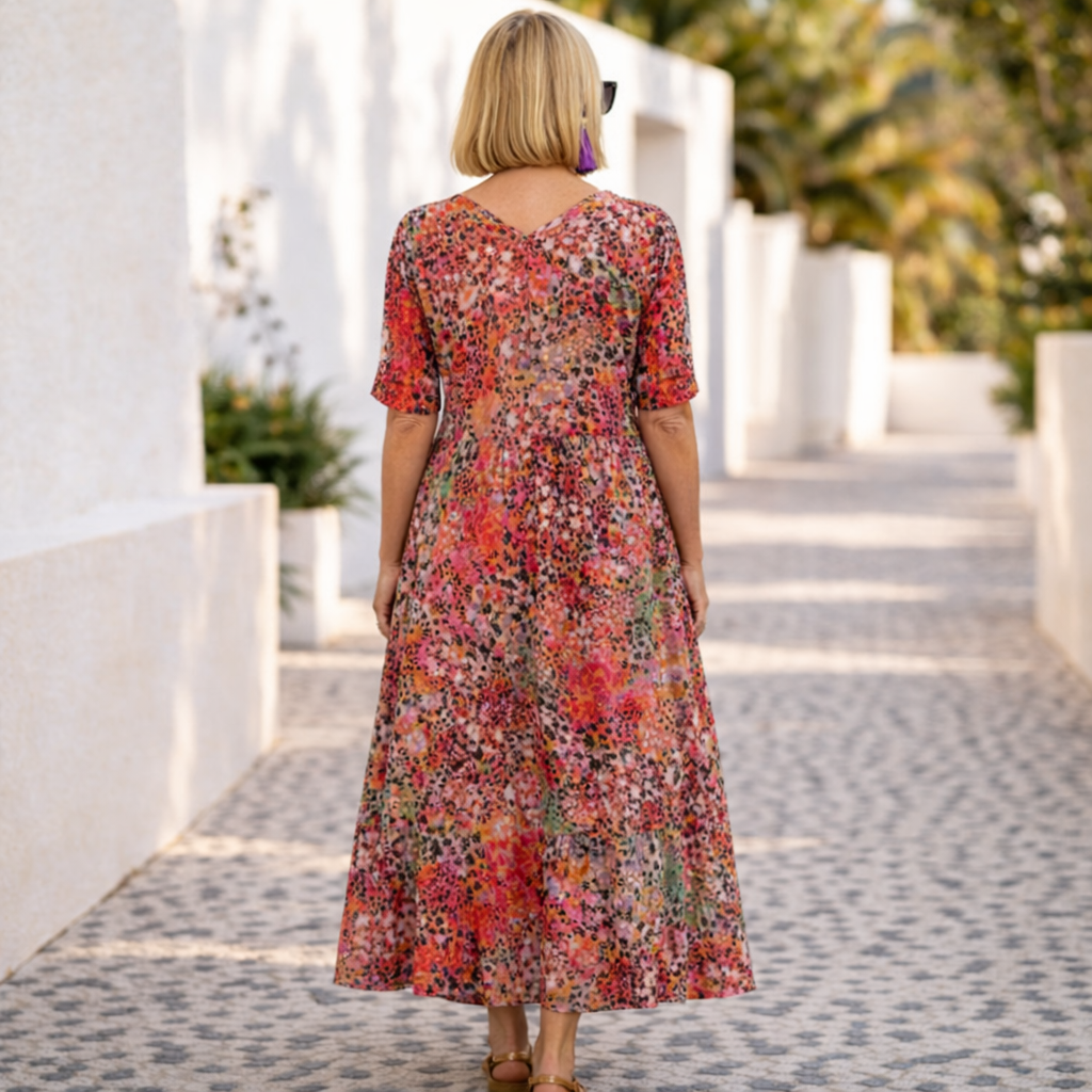 Joan | Midi-Kleid