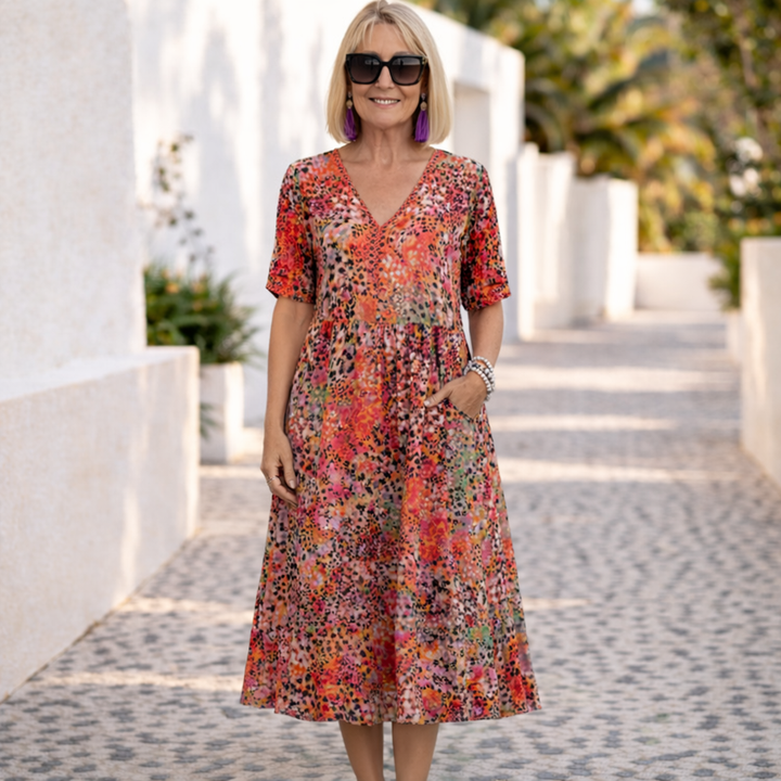 Joan | Midi-Kleid