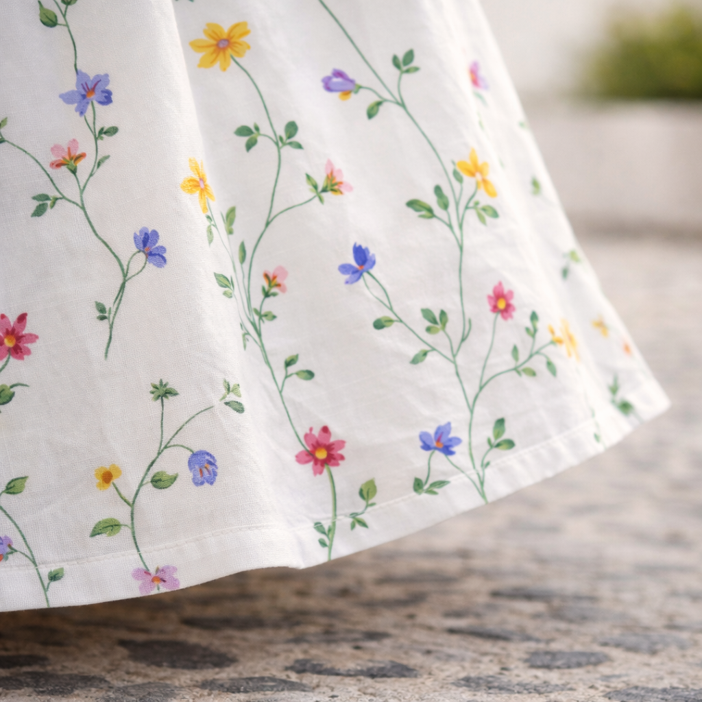 Robin | Florales Midikleid