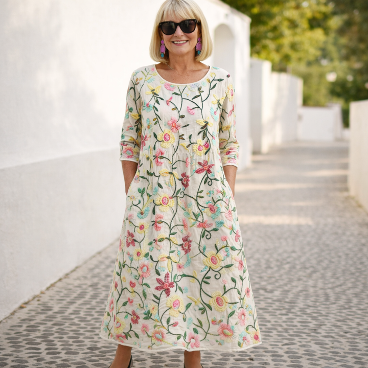 Nelly | Maxikleid - Blumenmuster