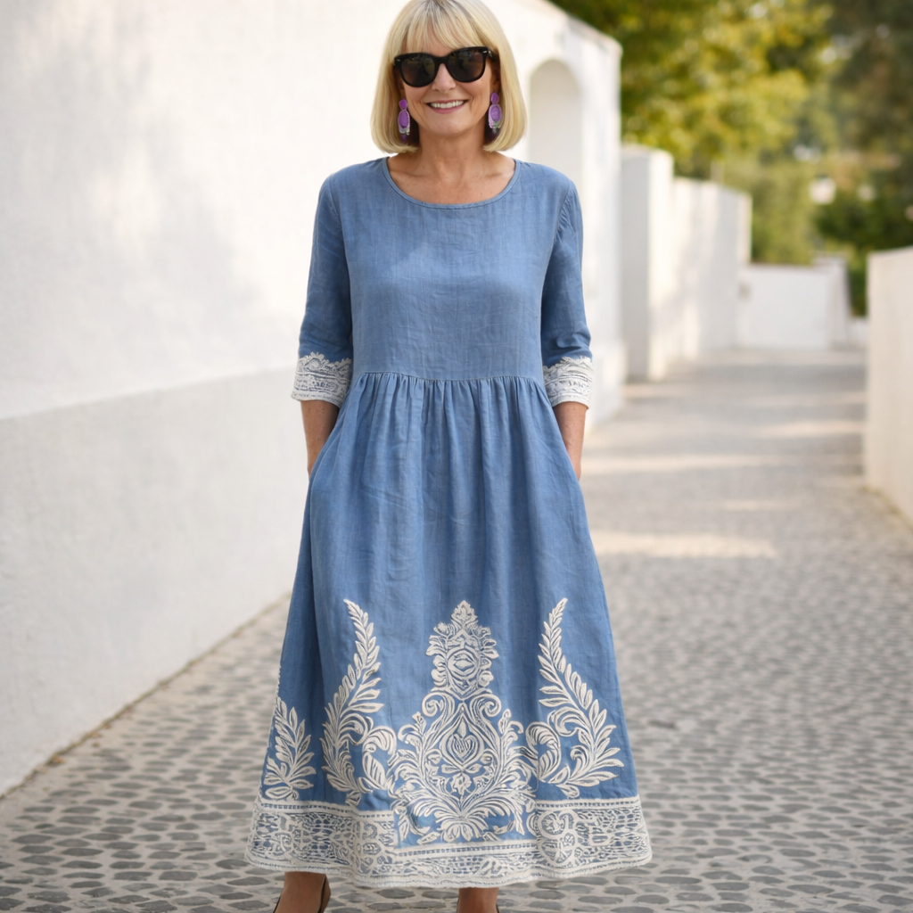 Nelly | Maxikleid - Blumenmuster