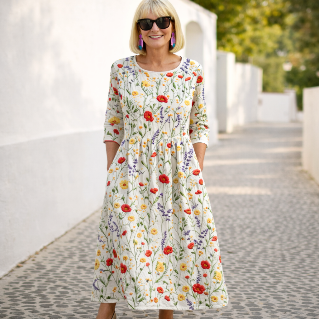 Nelly | Maxikleid - Blumenmuster