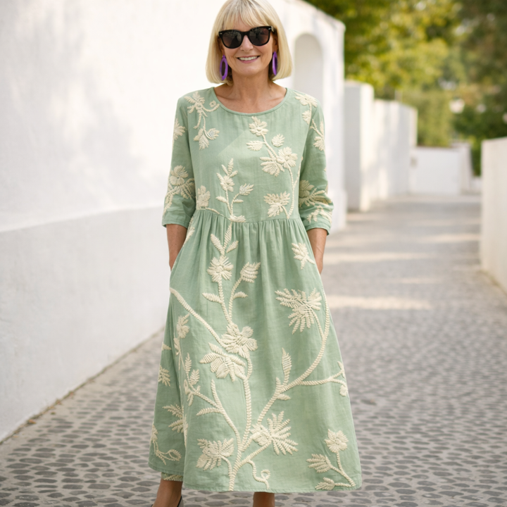 Nelly | Maxikleid - Blumenmuster