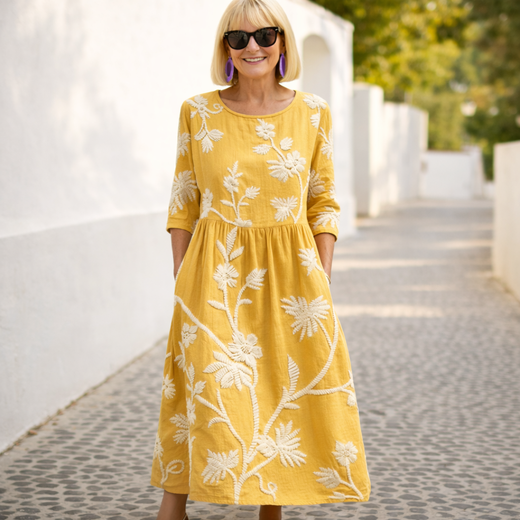 Nelly | Maxikleid - Blumenmuster