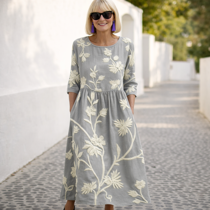 Nelly | Maxikleid - Blumenmuster