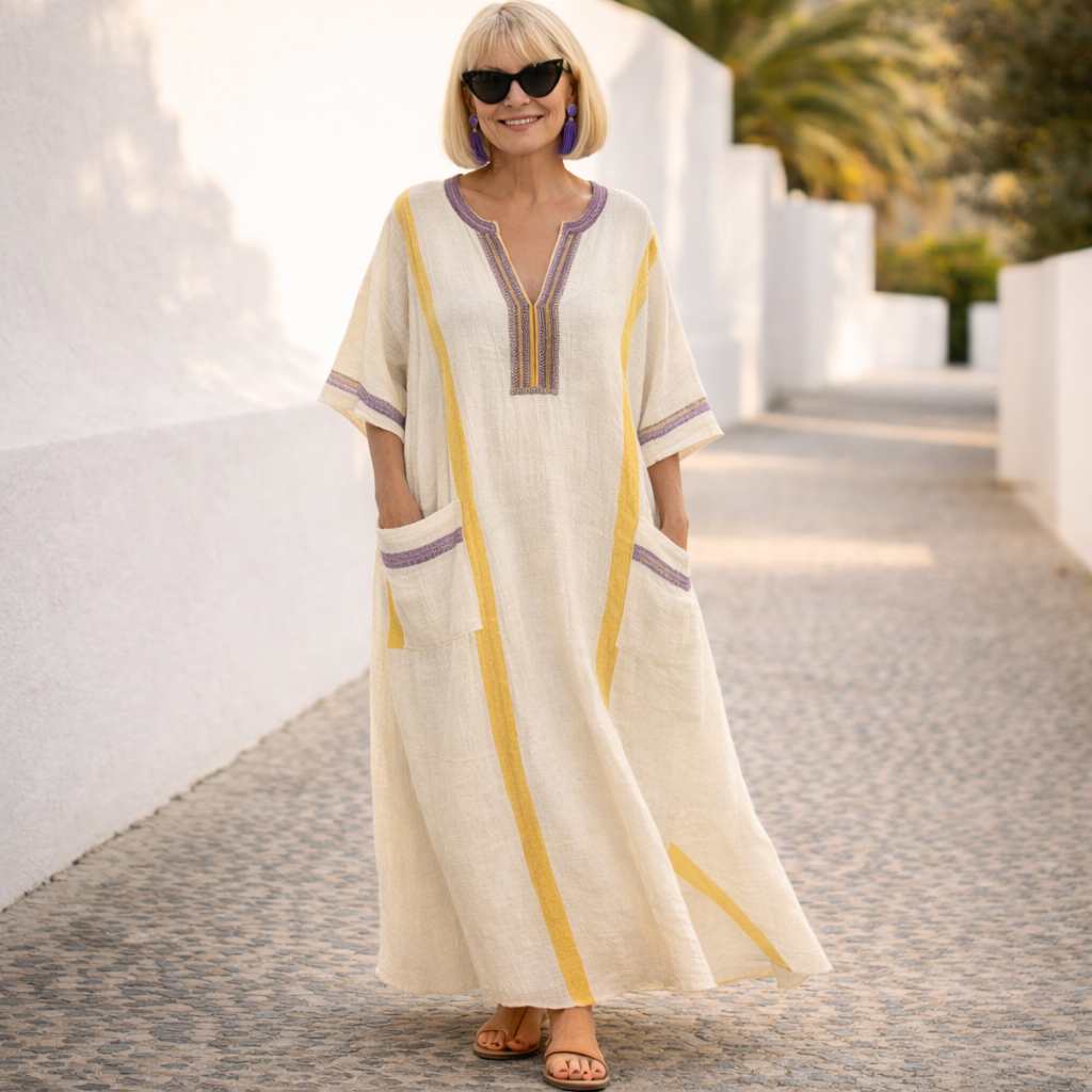 Susan | Figurbetontes Maxi-Sommerkleid