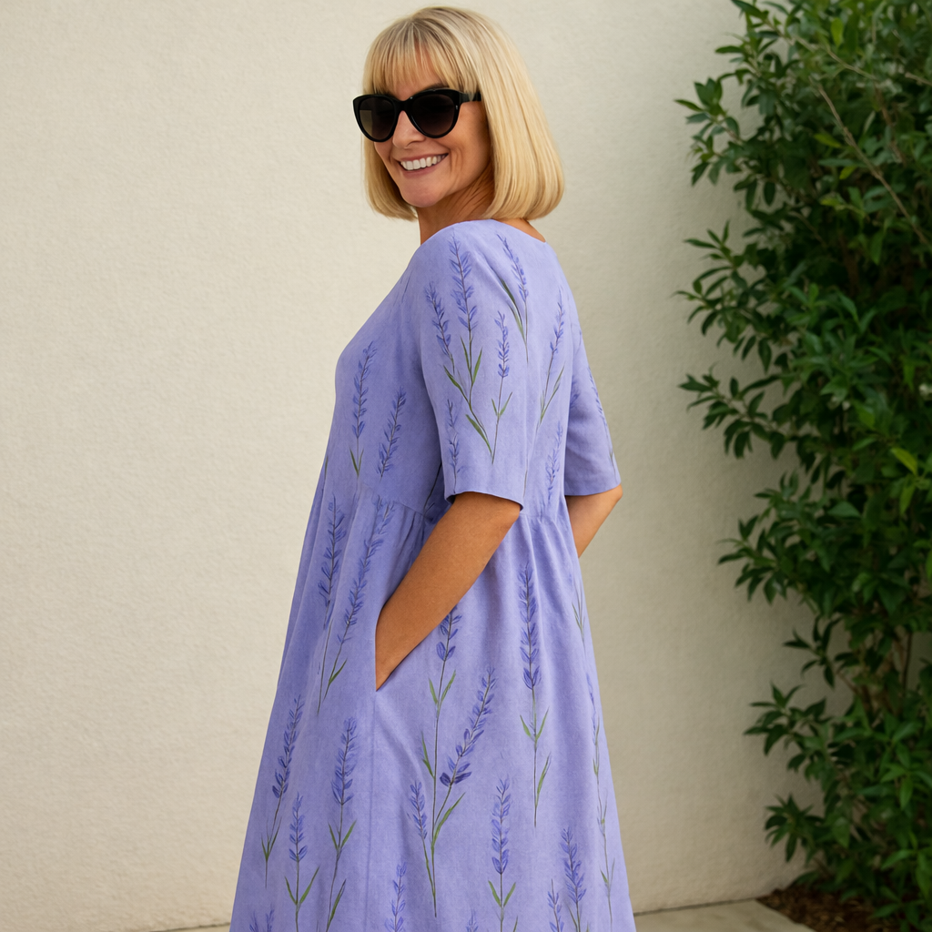 Lily | Midi-Kleid - Müheloser Komfort