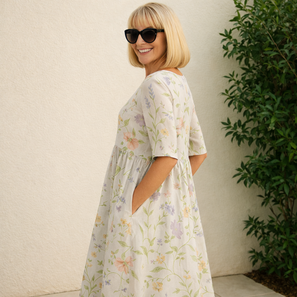 Lily | Midi-Kleid - Müheloser Komfort