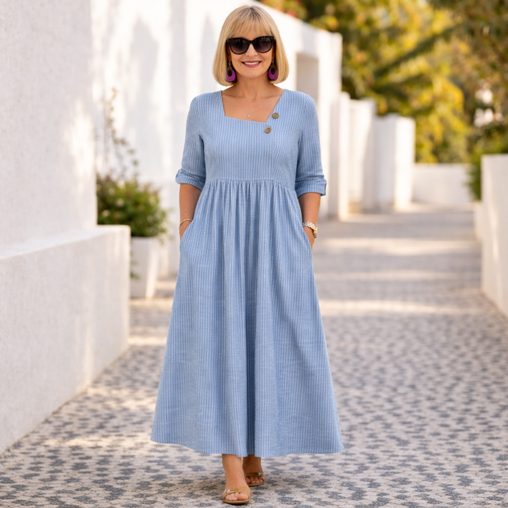 Cleomarie | Elegantes Midi-Kleid