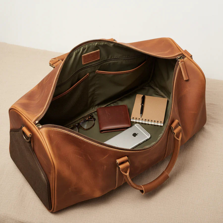 LIVIA™ | Luxe Leather Travel Bag