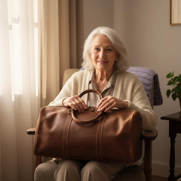 LIVIA™ | Luxe Leather Travel Bag