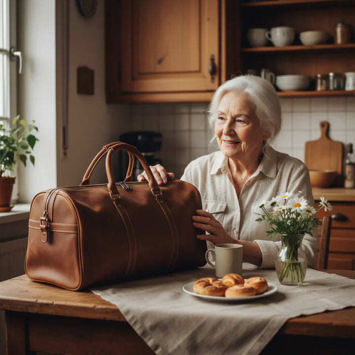 LIVIA™ | Luxe Leather Travel Bag