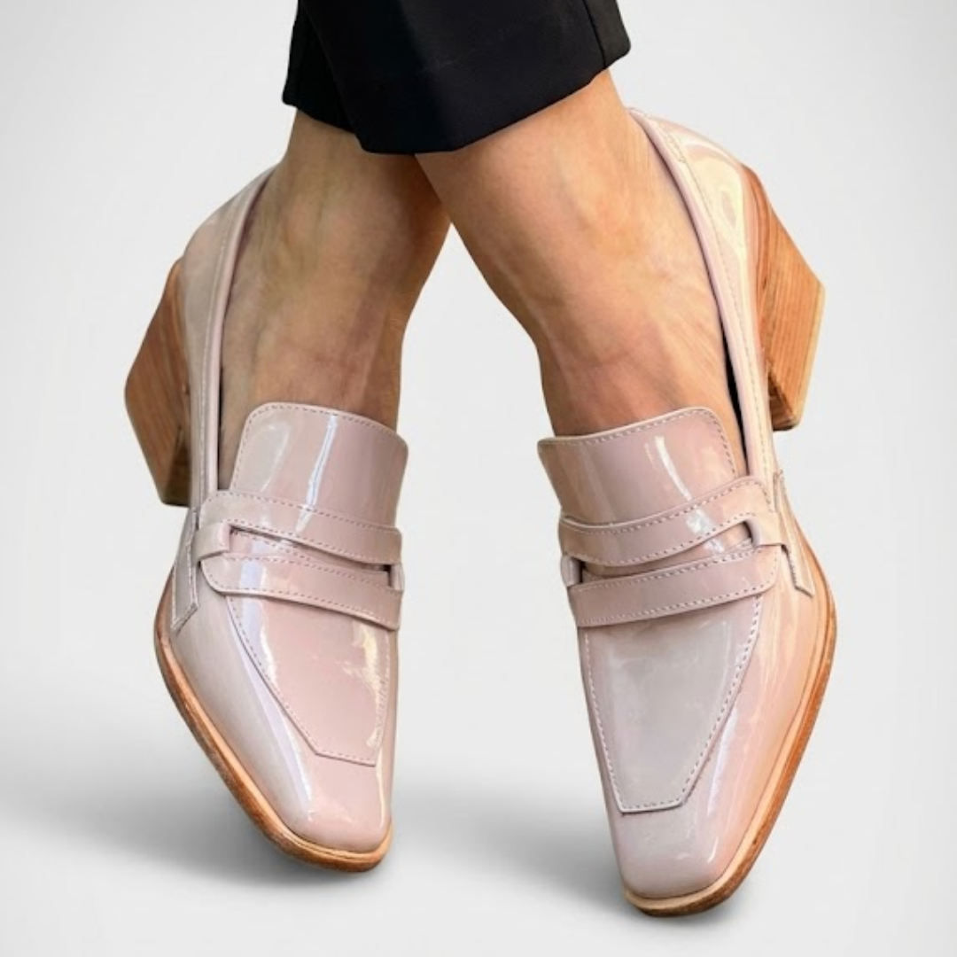 Elviana | Glanz Elegante Komfort Mokassins