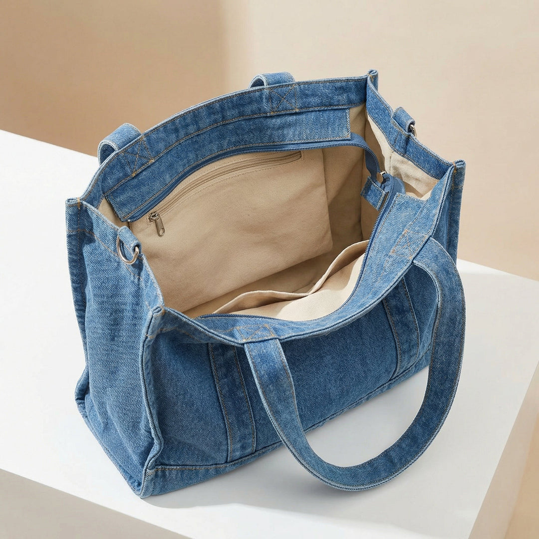 American Denim Cotton Tote