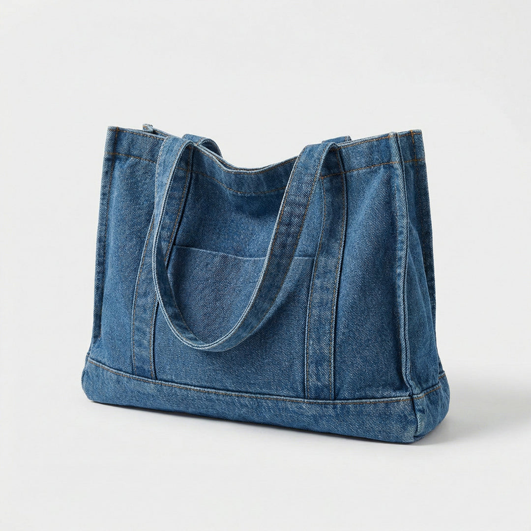 American Denim Cotton Tote