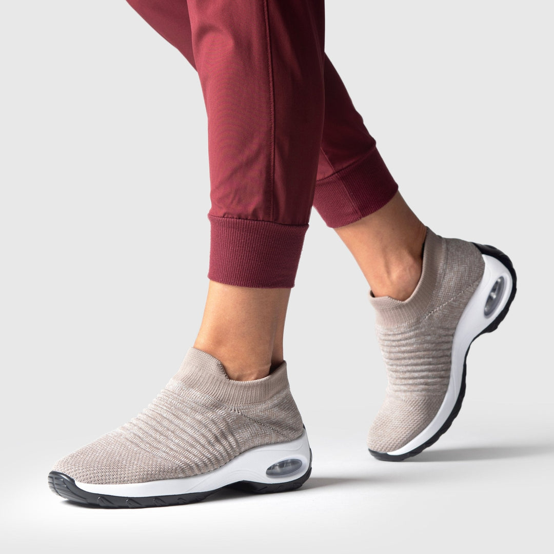 Ademende Vetervrije Stretch Schoenen – Khaki