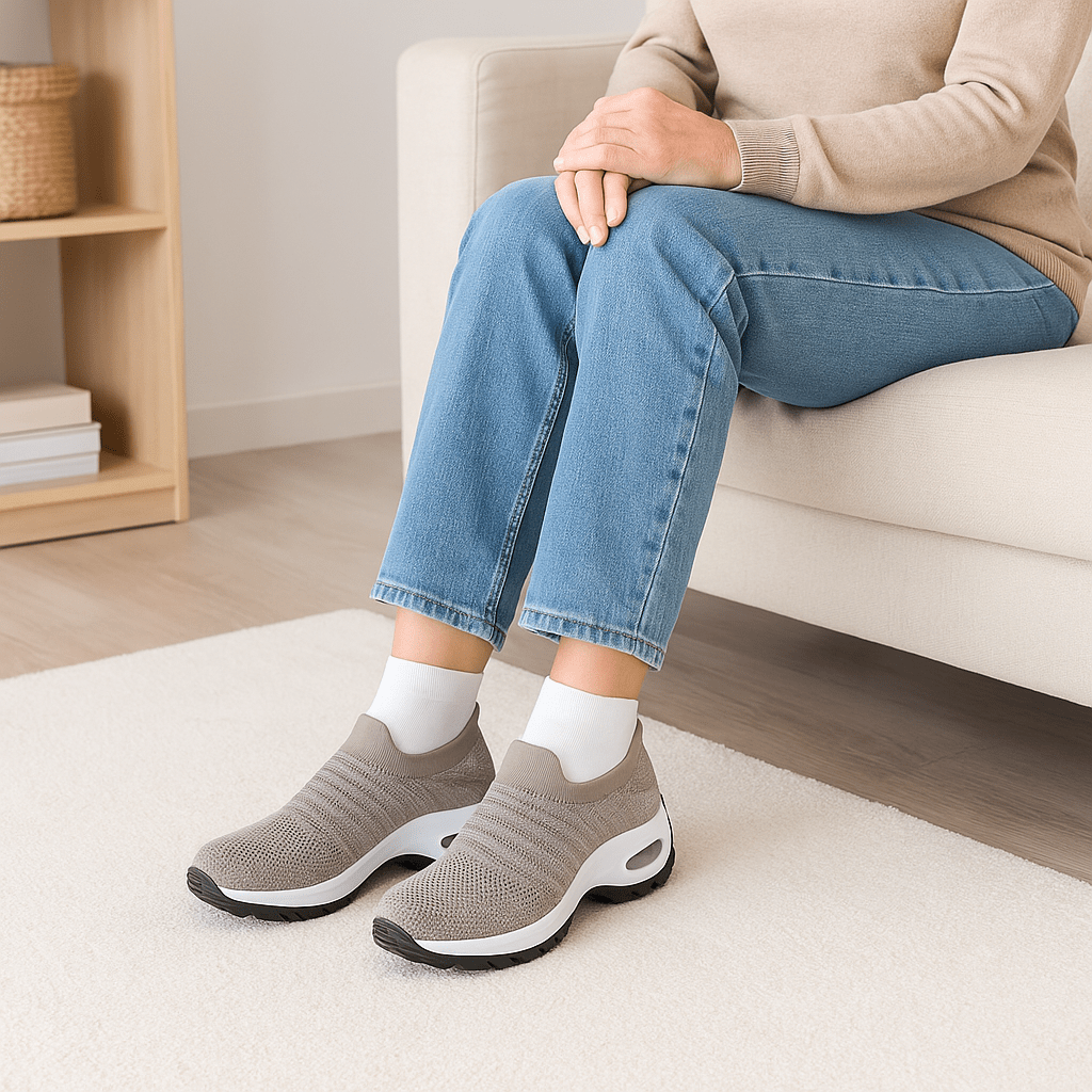 Ademende Vetervrije Stretch Schoenen – Khaki