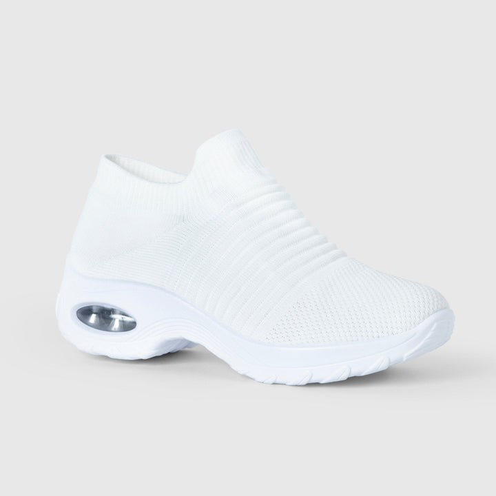 Ademende Vetervrije Stretch Schoenen – Wit