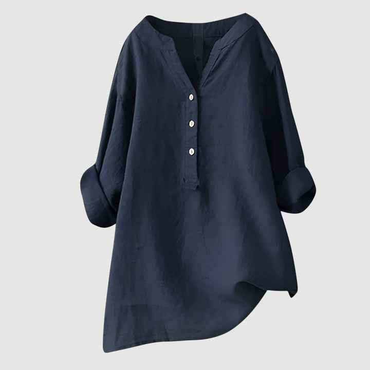 Van Delft Mode® | Luchtige en comfortabele blouse met knoopsluiting (TIJDELIJK 1+1 GRATIS!)