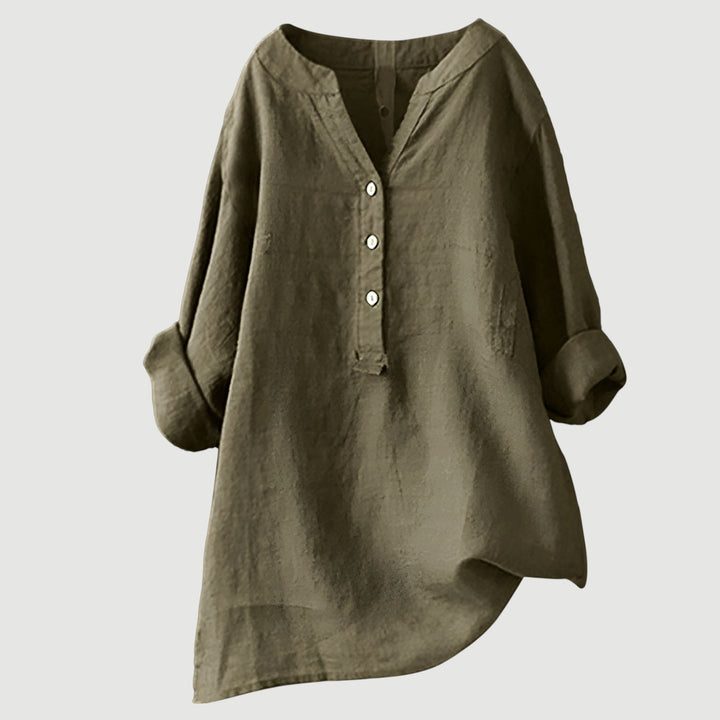 Van Delft Mode® | Luchtige en comfortabele blouse met knoopsluiting (TIJDELIJK 1+1 GRATIS!)