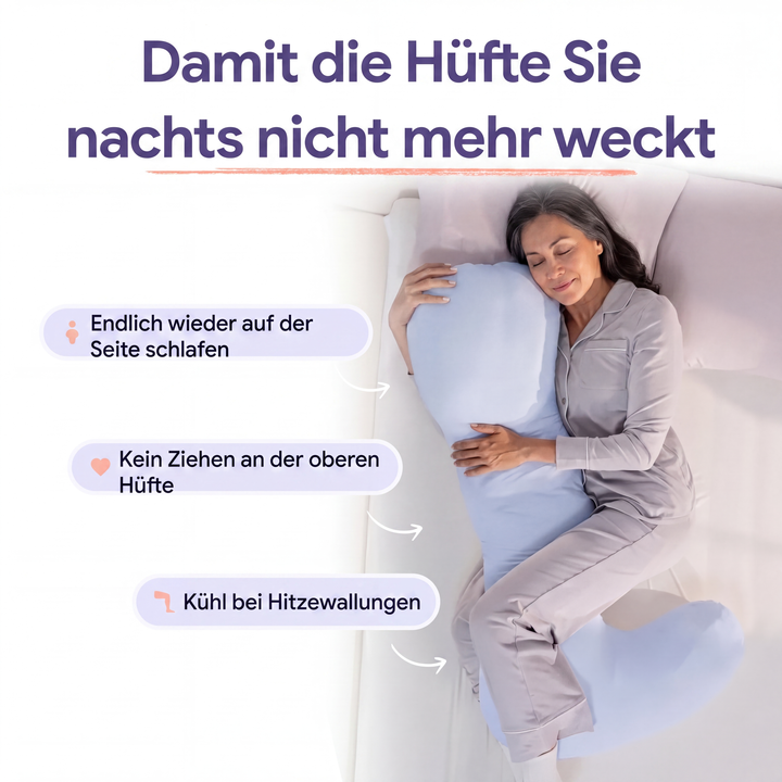 Premium Side Sleeper Pillow — Hip Relief for the Night