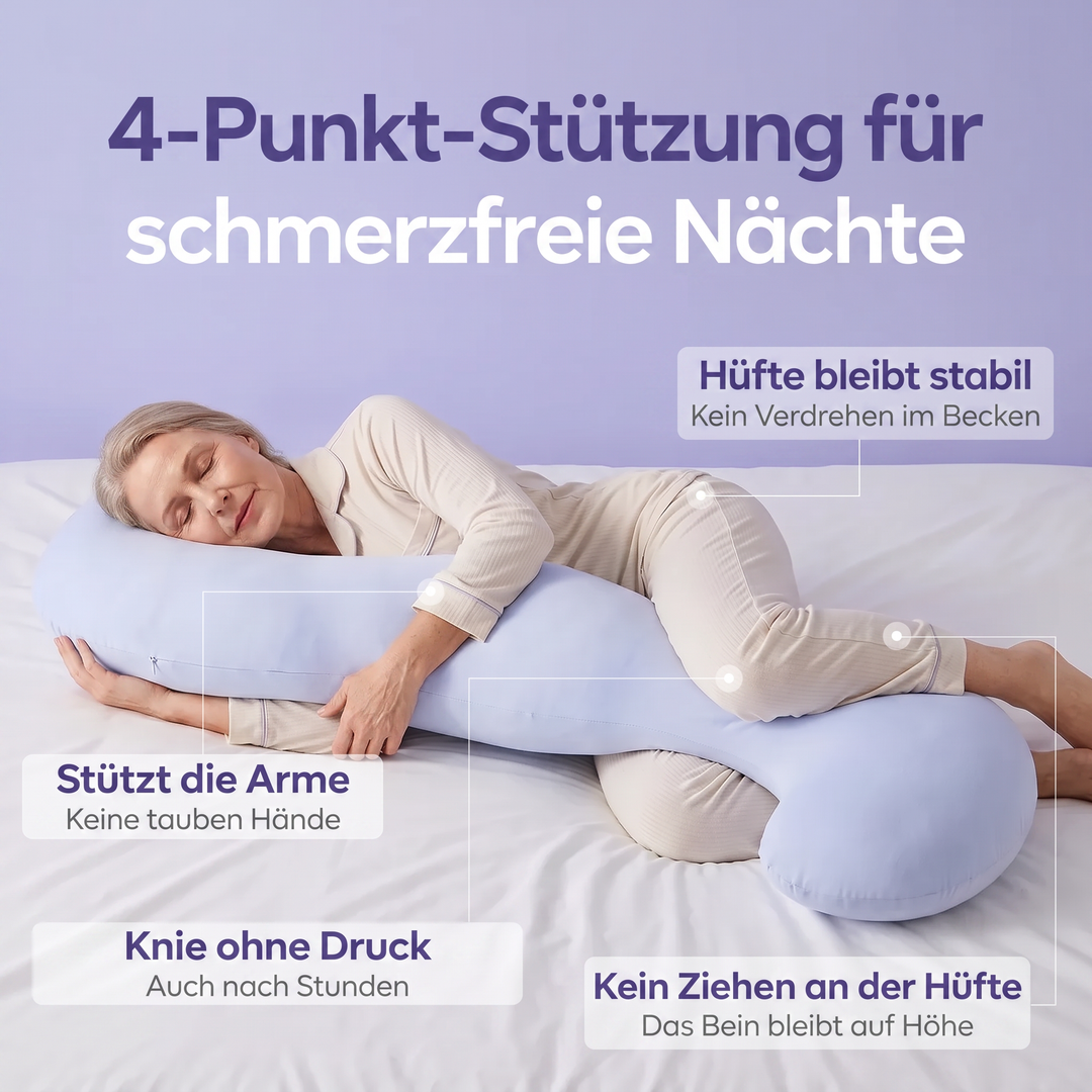Premium Side Sleeper Pillow — Hip Relief for the Night