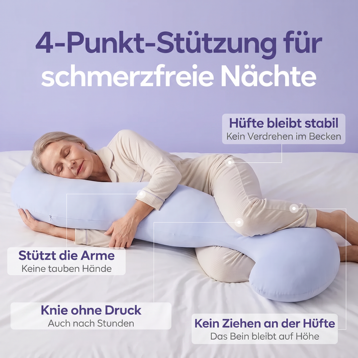 Premium Side Sleeper Pillow — Hip Relief for the Night