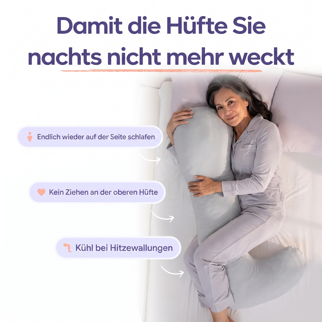 Premium Side Sleeper Pillow — Hip Relief for the Night