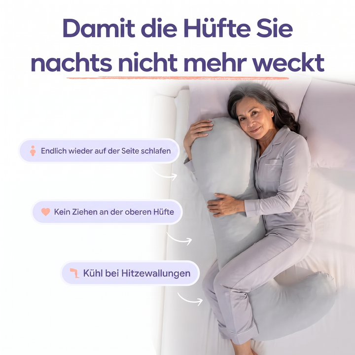 Premium Side Sleeper Pillow — Hip Relief for the Night