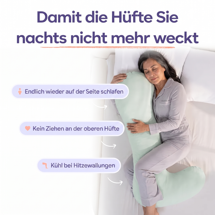 Premium Side Sleeper Pillow — Hip Relief for the Night