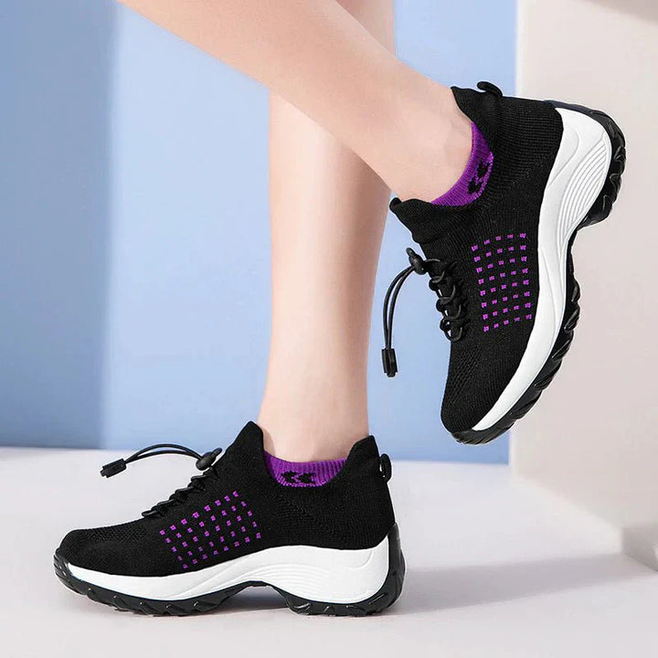 Chaussures Ortho Stretch Comfort - Noir et violet