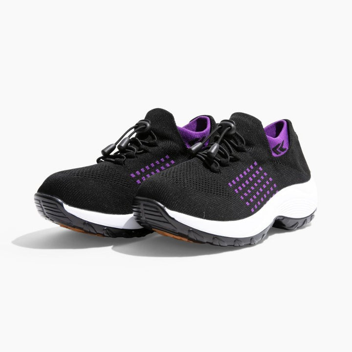 Chaussures Ortho Stretch Comfort - Noir et violet