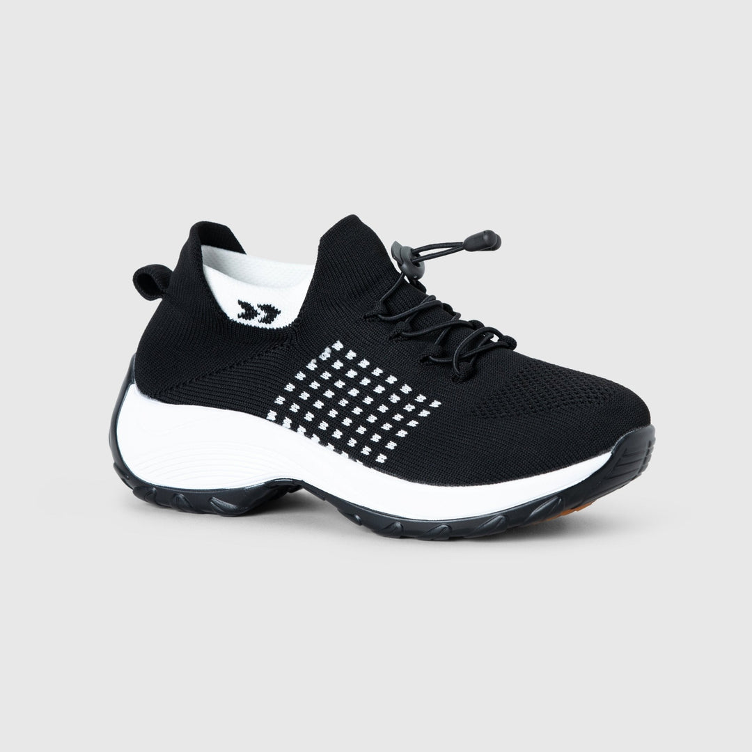 Ortho Stretch Comfort Schoenen - Zwart Wit